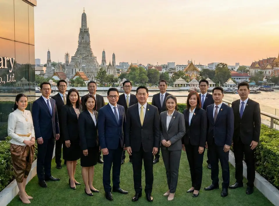 ทีมทนายและนักแปล NAATI Thailand by Thai Notary Law หน้าวัดอรุณ กรุงเทพฯ